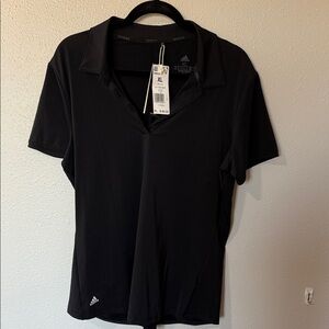 Adidas Women's Black Golf Polo